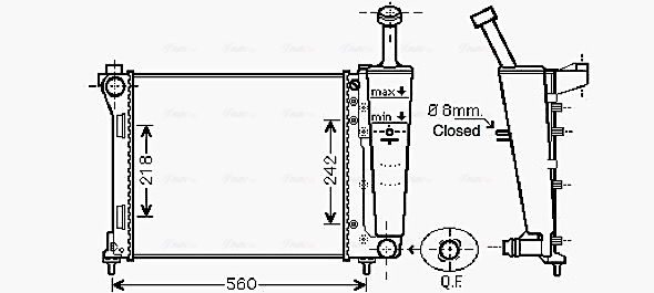 Ava Cooling Radiateur LC2099