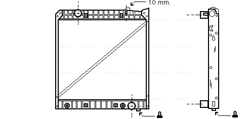 Ava Cooling Radiateur ME2148