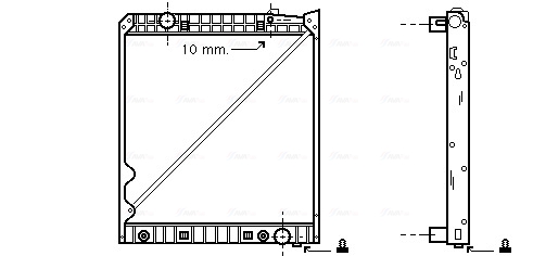 Ava Cooling Radiateur ME2162