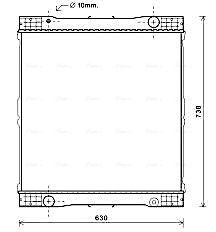 Ava Cooling Radiateur ME2261N