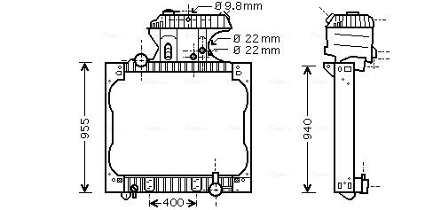 Ava Cooling Radiateur MN2043