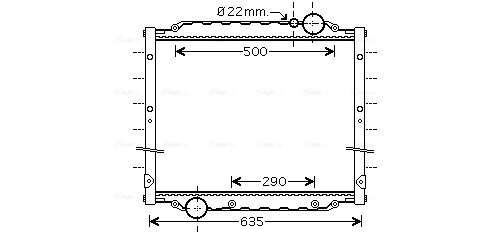 Ava Cooling Radiateur MN2045