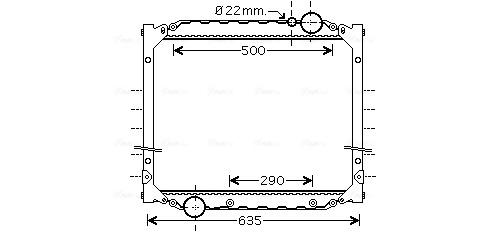 Ava Cooling Radiateur MN2057