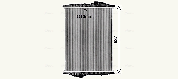 Ava Cooling Radiateur MN2111N