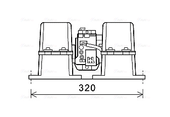 Ava Cooling Kachelventilator MN8086
