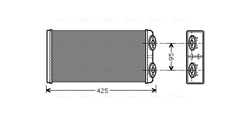 Ava Cooling Kachelradiateur MNA6029