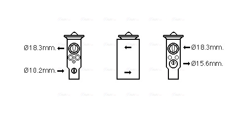 Ava Cooling Airco expansieklep MS1634