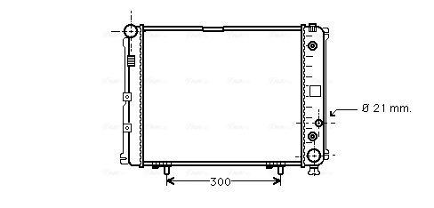 Ava Cooling Radiateur MS2162