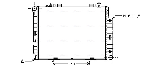 Ava Cooling Radiateur MS2209