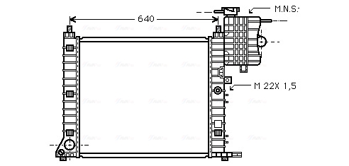 Ava Cooling Radiateur MS2213