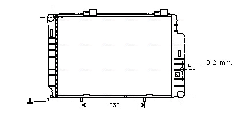 Ava Cooling Radiateur MSA2234