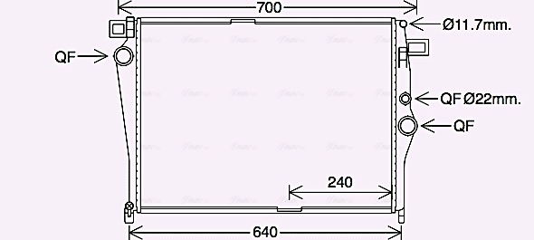 Ava Cooling Radiateur MS2703