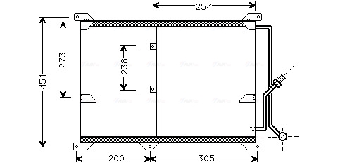 Ava Cooling Airco condensor MS5197