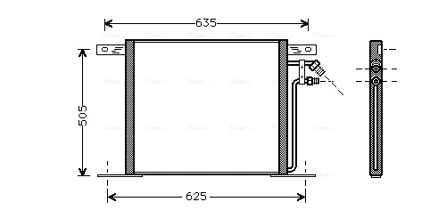 Ava Cooling Airco condensor MS5220