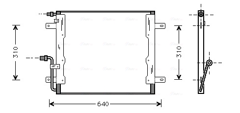 Ava Cooling Airco condensor MS5262