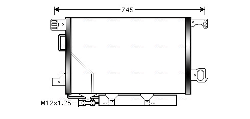 Ava Cooling Airco condensor MS5360D