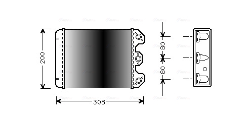 Ava Cooling Kachelradiateur MS6102