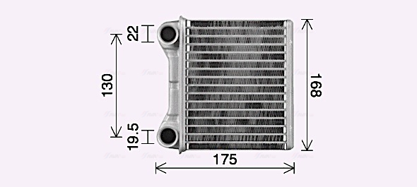 Ava Cooling Kachelradiateur MS6762