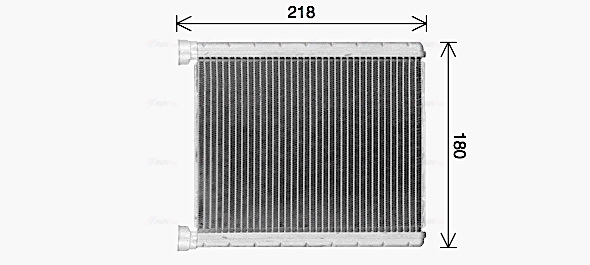 Ava Cooling Kachelradiateur MS6763