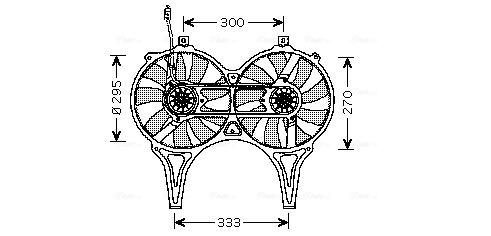 Ava Cooling Ventilatorwiel-motorkoeling MS7514