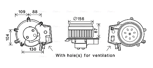 Ava Cooling Kachelventilator MS8625