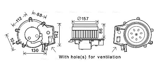 Ava Cooling Kachelventilator MS8643