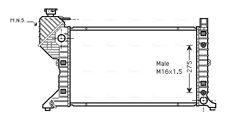 Ava Cooling Radiateur MSA2182