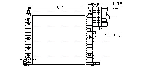 Ava Cooling Radiateur MSA2216