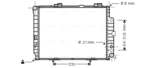 Ava Cooling Radiateur MSA2228