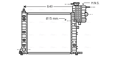 Ava Cooling Radiateur MSA2265