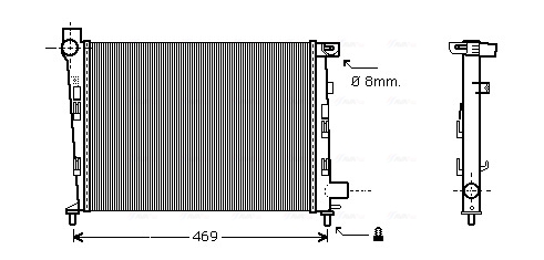 Ava Cooling Radiateur MSA2310