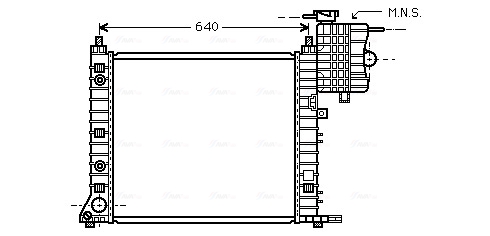 Ava Cooling Radiateur MSA2350