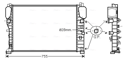 Ava Cooling Radiateur MSA2394