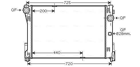 Ava Cooling Radiateur MSA2474