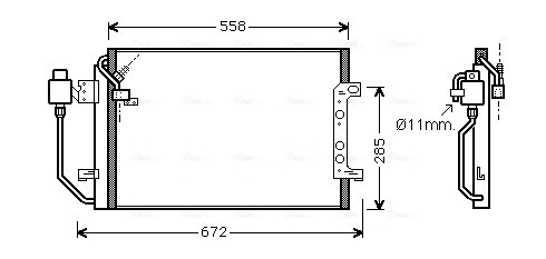 Ava Cooling Airco condensor MSA5257D