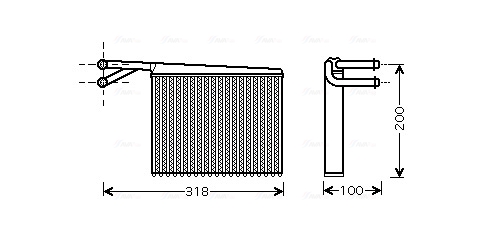 Ava Cooling Kachelradiateur MSA6372