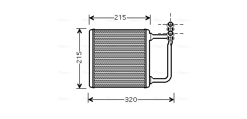 Ava Cooling Kachelradiateur MSA6451