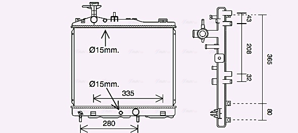 Ava Cooling Radiateur MT2264