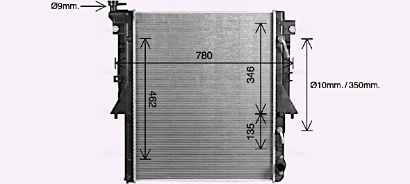 Ava Cooling Radiateur MT2280