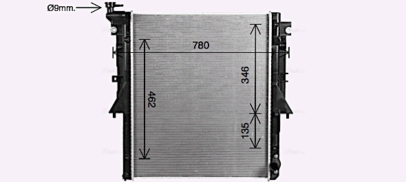 Ava Cooling Radiateur MT2281