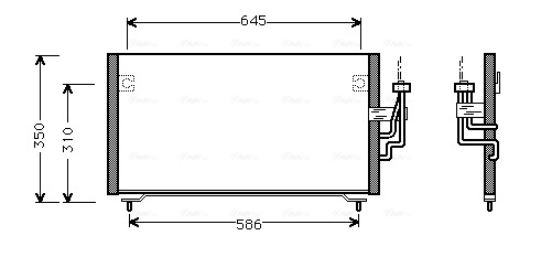 Ava Cooling Airco condensor MT5106