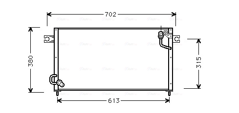 Ava Cooling Airco condensor MT5124