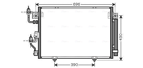 Ava Cooling Airco condensor MT5191D