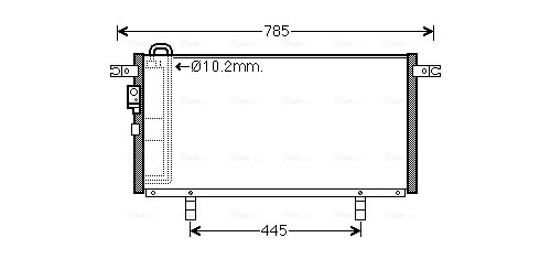 Ava Cooling Airco condensor MT5211D