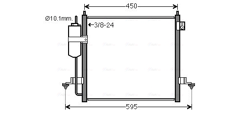 Ava Cooling Airco condensor MT5218D