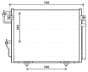 Ava Cooling Airco condensor MT5231D