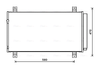 Ava Cooling Airco condensor MT5258D