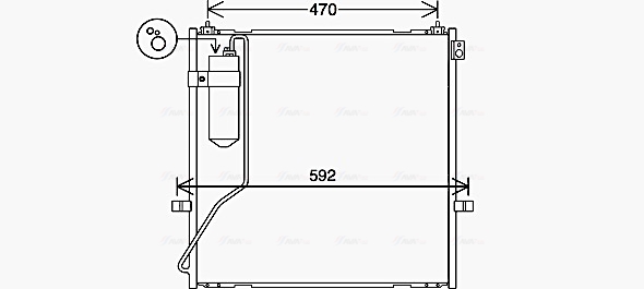 Ava Cooling Airco condensor MT5269D