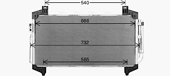 Ava Cooling Airco condensor MT5292D