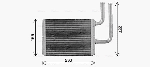 Ava Cooling Kachelradiateur MT6284